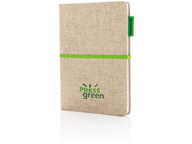 Libreta A5 Yute Ecologica personalizado