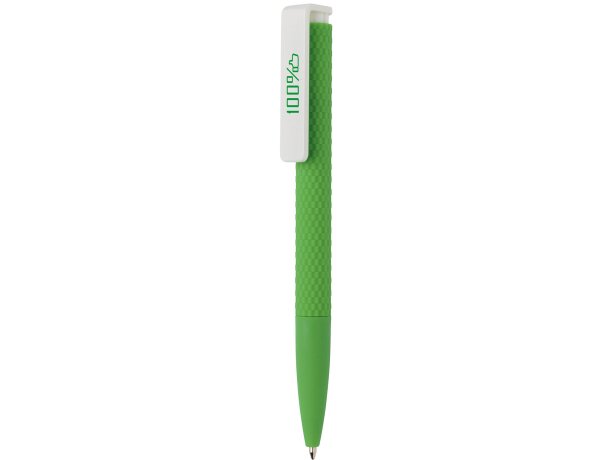 Bolígrafo suave X7 Verde/blanco detalle 45