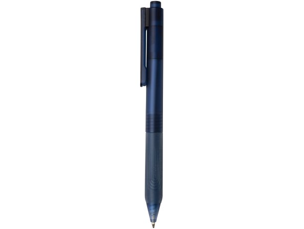Bolígrafo con nombre de silicona acabado mate tinta azul Azul marino detalle 22
