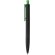 Bolígrafos con nombre forma exclusiva de diamante y tacto suave Verde/negro detalle 36
