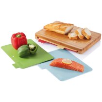 Set de 4 tablas de cortar de cocina personalizada