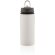 Botella deportiva con logo asa de transporte polipropileno Blanco detalle 16