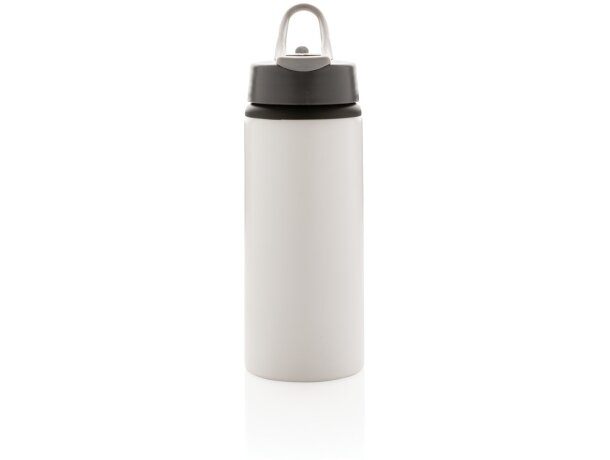 Botella deportiva con logo asa de transporte polipropileno Blanco detalle 16