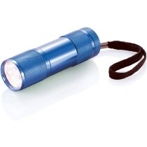 Linterna de aluminio en varios colores 9 leds barata Linterna de aluminio en varios colores 9 leds barata