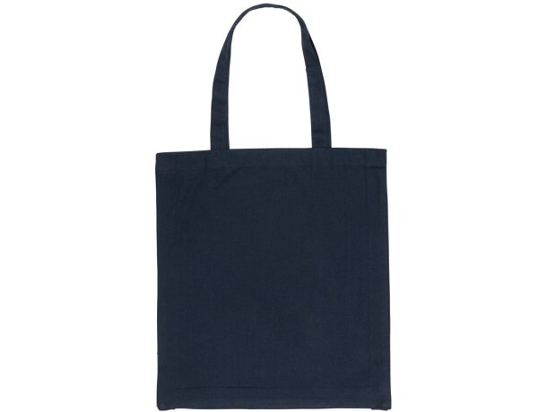 Tote sostenible 100% algodón Impact Aware Azul marino detalle 27