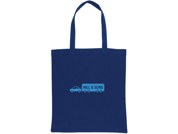 Tote sostenible 100% algodón Impact Aware Azul detalle 18