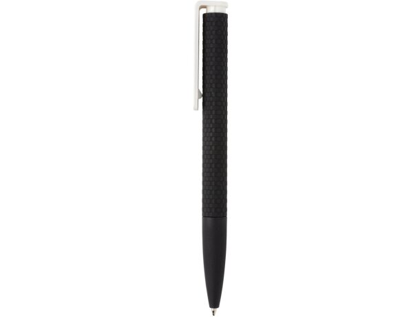 Bolígrafos con nombre plástico con clip tinta azul Negro/blanco detalle 7