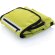 Bolsa térmica de poliéster con bolsillo frontal y correa ajustable Verde/plata detalle 12