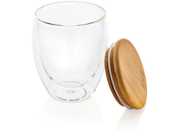 Taza de acero con tapa Transparente detalle 2