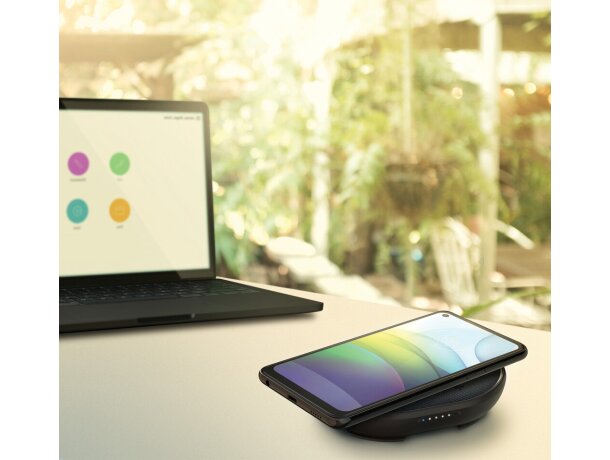 Altavoz 5W de carga inalámbrica Motorola ROKR 500 10W Negro detalle 4