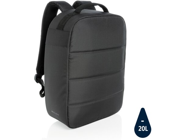 Mochila Giurgiu rPET 15.6 pulgadas con sistema antirrobo AWARE Azul marino detalle 35