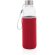 Botella de vidrio con funda de neopreno Rojo detalle 23