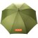 Paraguas ecológico automático de bambú. Verde detalle 11