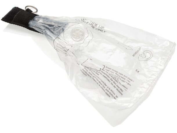 Llavero con nombre con estuche primeros auxilios de polipropileno Naranja detalle 17