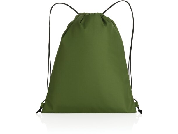 Mochila cuerdas RPET 190T Impact AWARE ™ Verde detalle 21