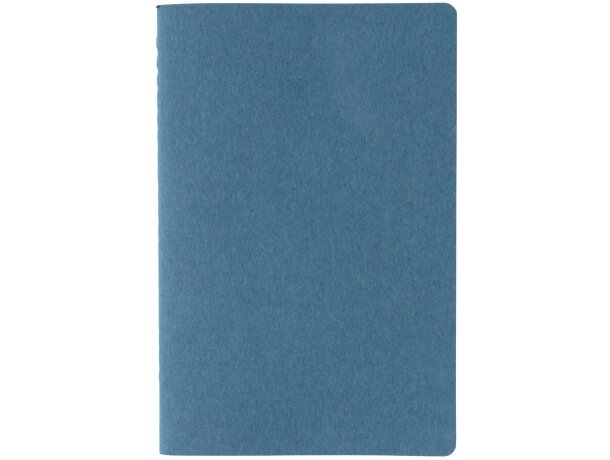 Libreta A5 de tapa blanda estándar FSC® Azul detalle 9