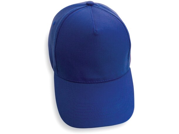 Gorra de algodón reciclado Impact 280gr con trazador AWARE™ Azul detalle 39