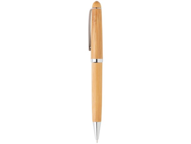 Bolígrafo de bambú en caja Marron detalle 1