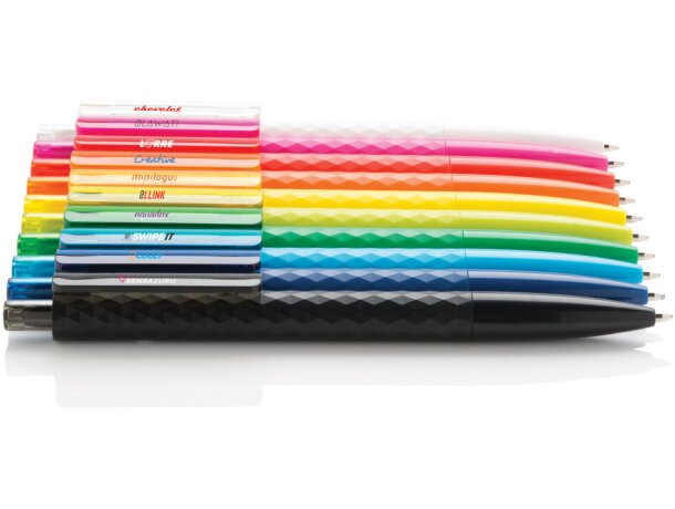 Bolis originales ballpoint acabado geométrico tinta alemana azul X3 Azul marino detalle 33