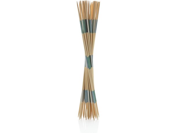 Set mikado gigante de bambú Marron detalle 5