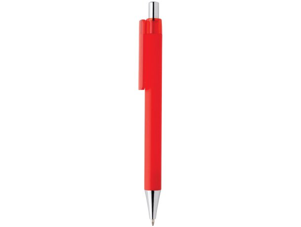Bolígrafo suave X8 Rojo detalle 26