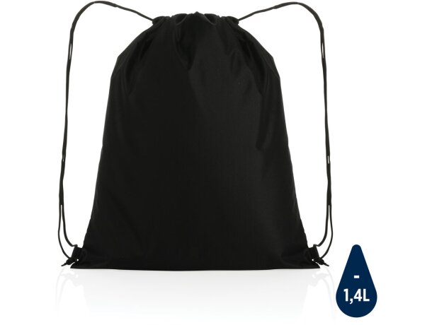 Mochila cuerdas RPET 190T Impact AWARE ™ Azul marino detalle 25