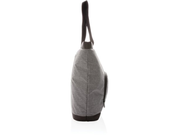 Nevera y bolsa Fargo RPET Gris detalle 3