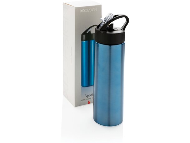 Botella de agua sport 500 ml Azul detalle 43