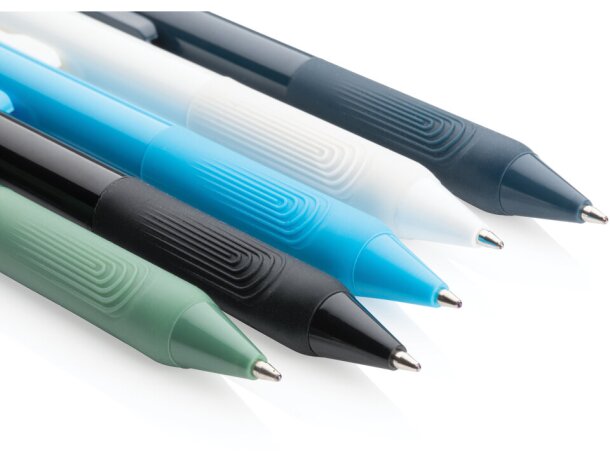 Bolígrafo con nombre empuñadura silicona tinta azul X9 Azul detalle 15
