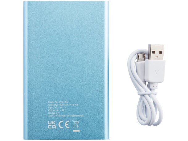 Powerbank elegante en varios colores de 4000 mah barato