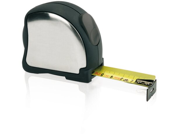 Flexómetro original 5 m en acero Plata/negro detalle 3