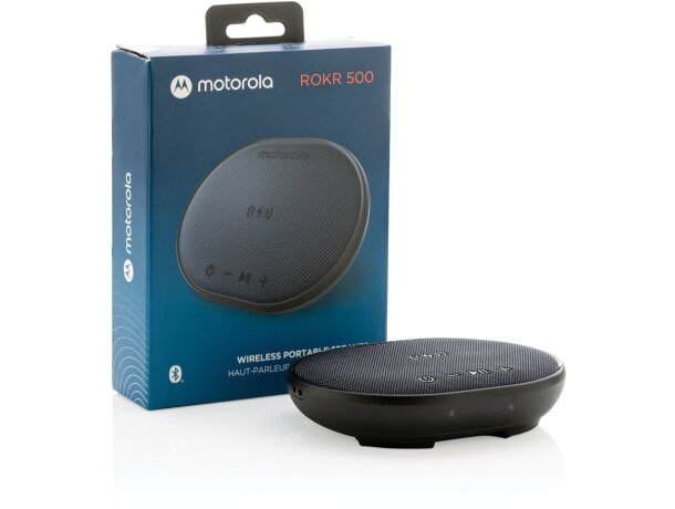 Altavoz 5W de carga inalámbrica Motorola ROKR 500 10W Negro detalle 6
