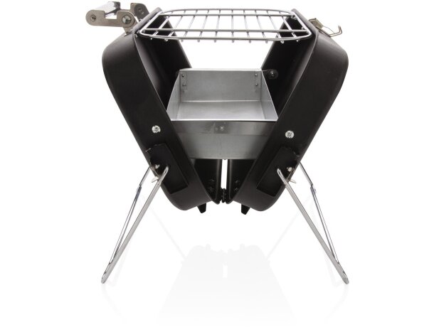 Barbacoa portátil de lujo en maleta Negro detalle 5