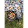 Manta de picnic con estampado de cuadros Azul marino detalle 7