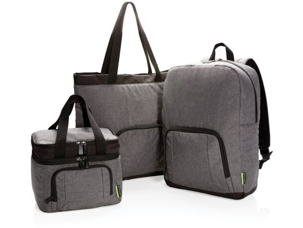 Mochila nevera Fargo RPET Gris detalle 8