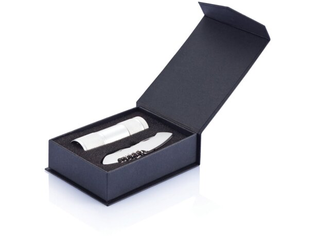 Set de aventura con linterna Plata detalle 6