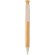 Bolígrafo de bambú con clip de trigo Blanco detalle 7