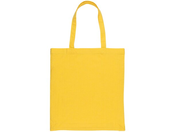 Tote sostenible 100% algodón Impact Aware Amarillo detalle 19