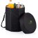 Bolsas térmicas forma cilindrica poliéster para usar como asiento Negro detalle 3