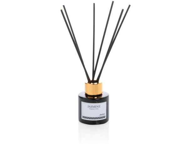 Set varillas aromáticas Ukiyo jazmín en recipiente vidrio 50ml Blanco detalle 20