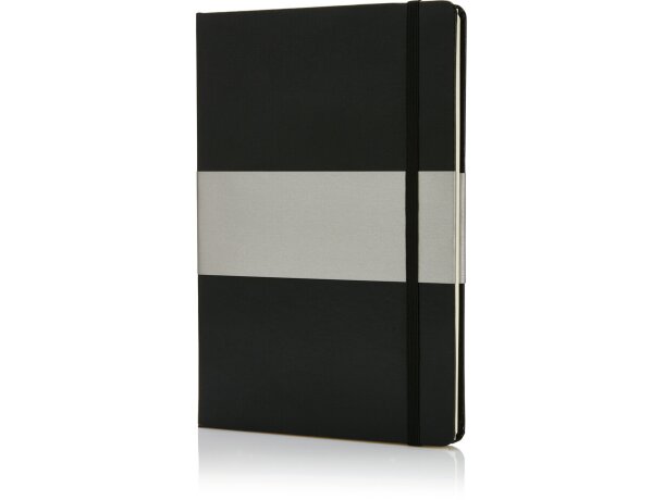 Libreta corporativa Aksaray A5 tapa dura 160 páginas crema Blanco detalle 18