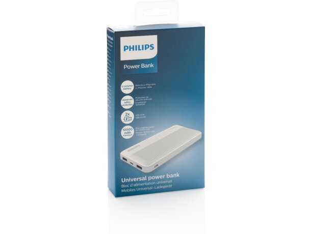 Powerbank fino Philips de 10.000 mAh Blanco detalle 9