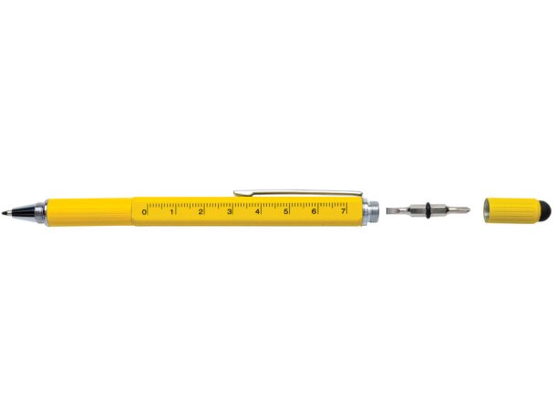 Bolígrafo herramienta 5 en 1 Amarillo detalle 50