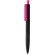 Bolígrafos con nombre forma exclusiva de diamante y tacto suave Rosa/negro