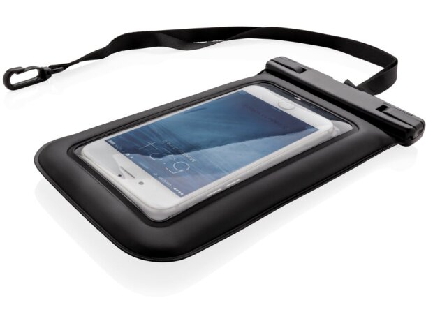 Portatodo para móvil pvc IPX8 Flotante Negro detalle 1