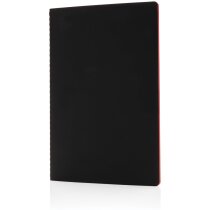 Libreta de tapa blanda de PU con borde de color Libreta de tapa blanda de PU con borde de color