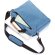 Bolsa moderna para portátil combinada en dos colores Azul detalle 2