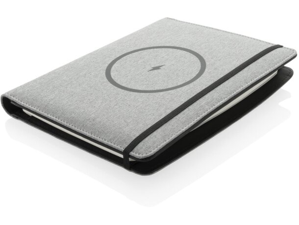 Libreta A5 Air carga inalámbrica 5W y cargador 5000 mAh Gris detalle 14