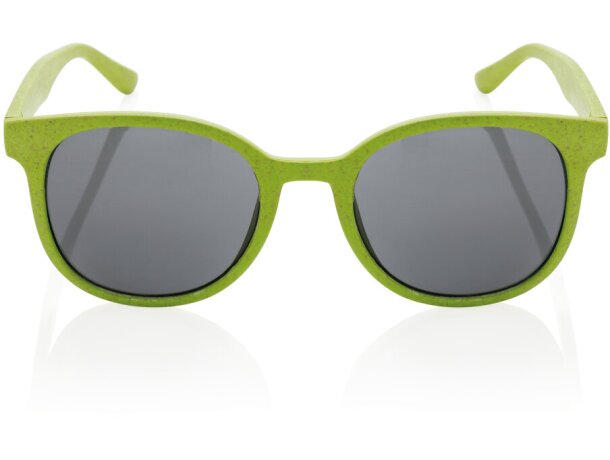 Gafas de sol ecológicas de fibra de paja de trigo ECO Verde detalle 17