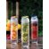 Bidón deportivo con compartimento para frutas de tritán 500ml Azul detalle 8